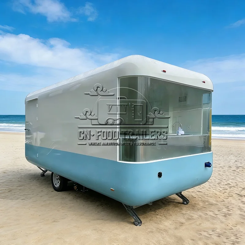 

CN Food Trailer Factory Direct Food Truck Trailer Fully Equipped Full Kitchen Mobile Pizza Taco Burger Ice Cream Station