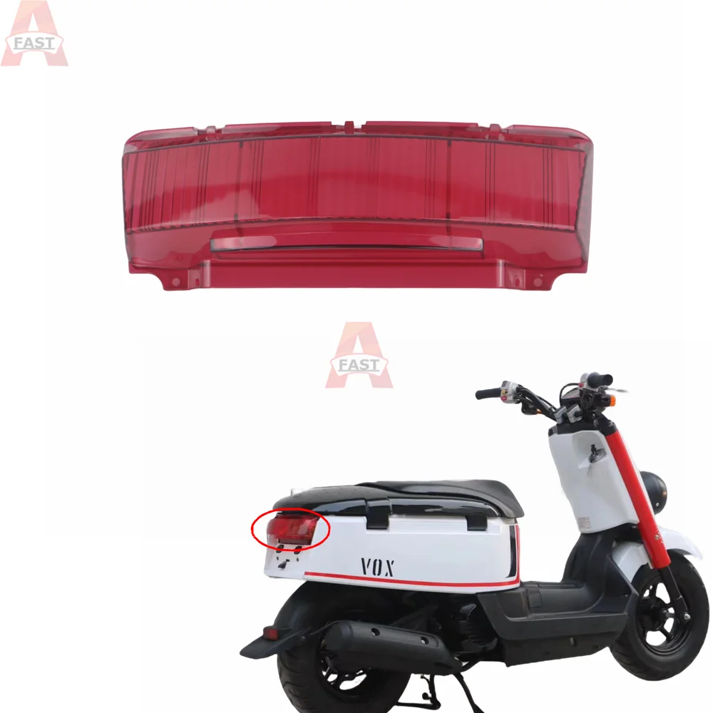 Fit for Yamaha VOX 50 VOX SA31J Motorcycle Scooter Rear Brake Light Cover Tail Light Glass Cover Taillight Cap Transparent