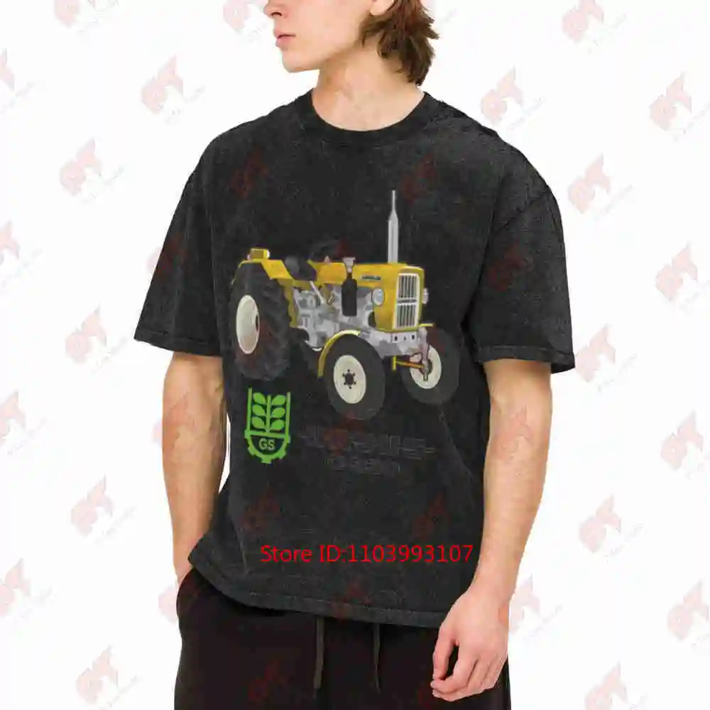 Ursus C 330 Tractor Vintage Washed Tee Pure Cotton T-Shirt