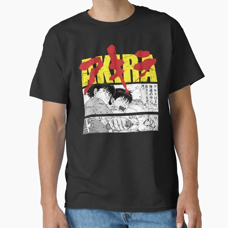 Akira Cyberpunk City Explosion Anime Gift T‑Shirt 1017 Retro Sci‑Fi Manga Graphic Tee Shotaro Kaneda Neo‑Tokyo Unisex Streetwear