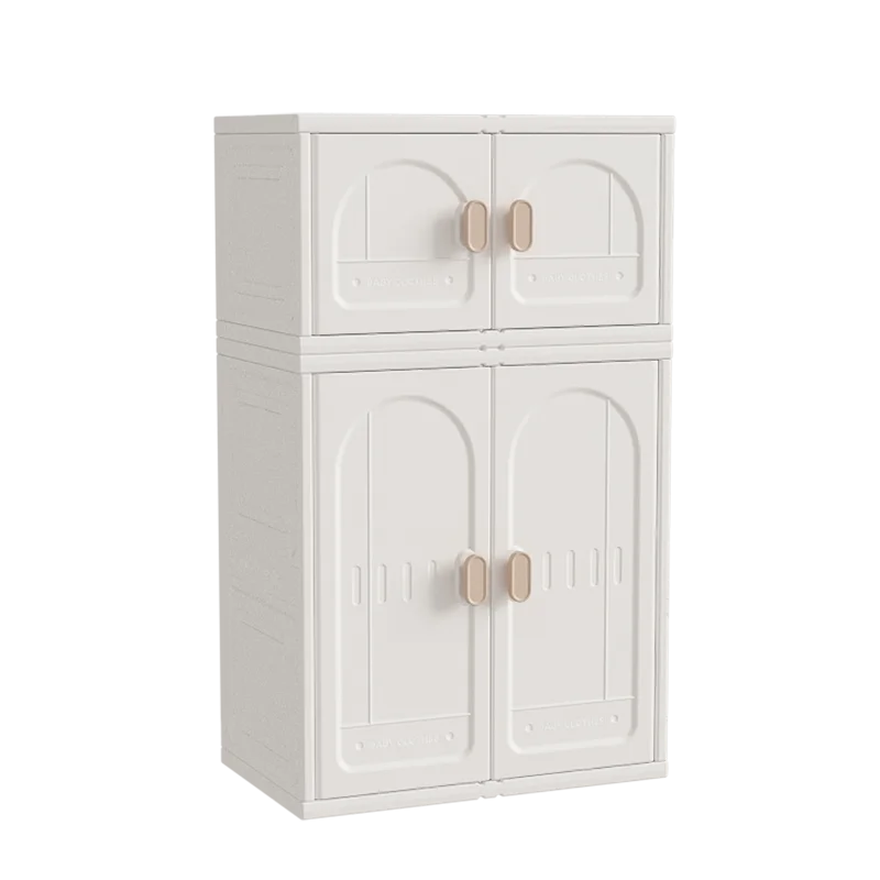 

Children's plastic baby wardrobes and wardrobes, kindergarten and living room furniture, multi-functional storage
