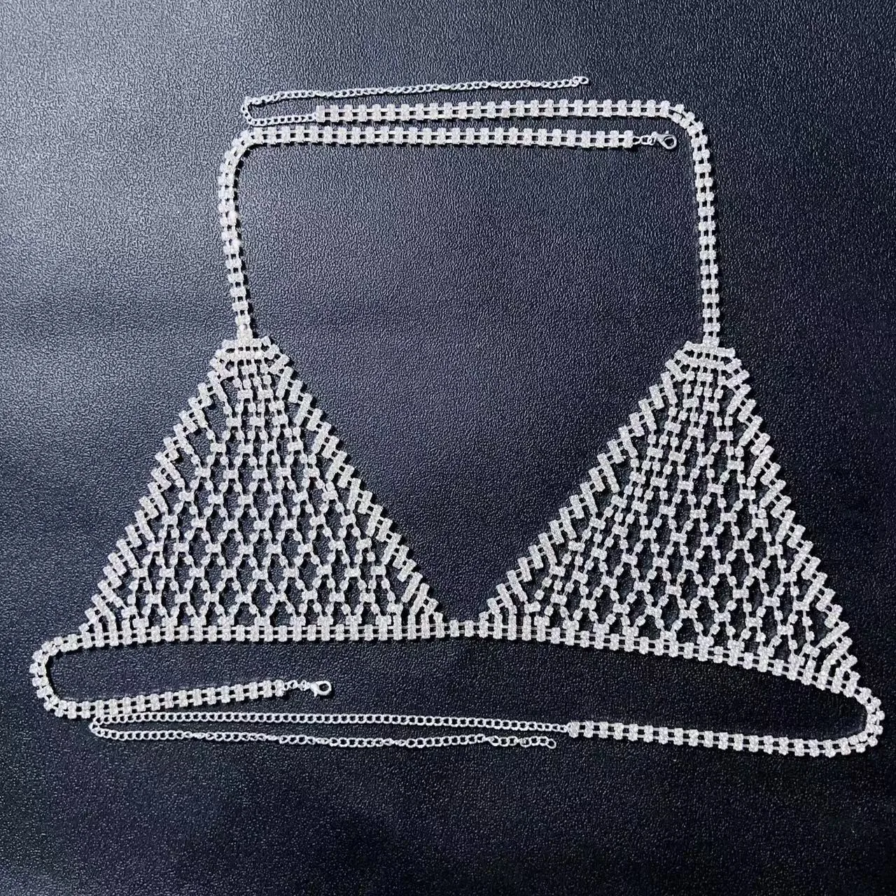 1, модная блестящая сетчатая ц – обзор и цена Body Jewelry Chest