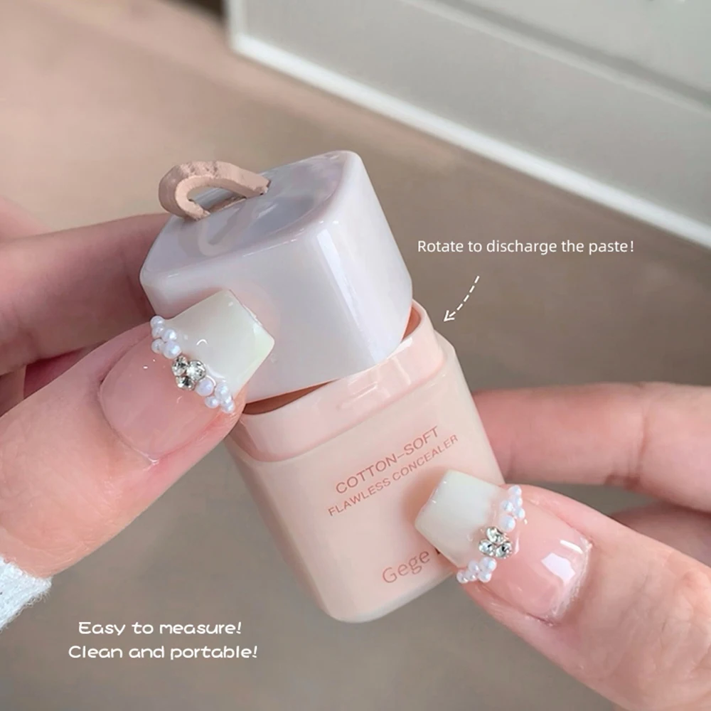 ライトオレンジトーンマットナチュラルコンシーラー ゲゲベア 目の下のクマをカバー 高カバー力 ルナコンシーラー 防水