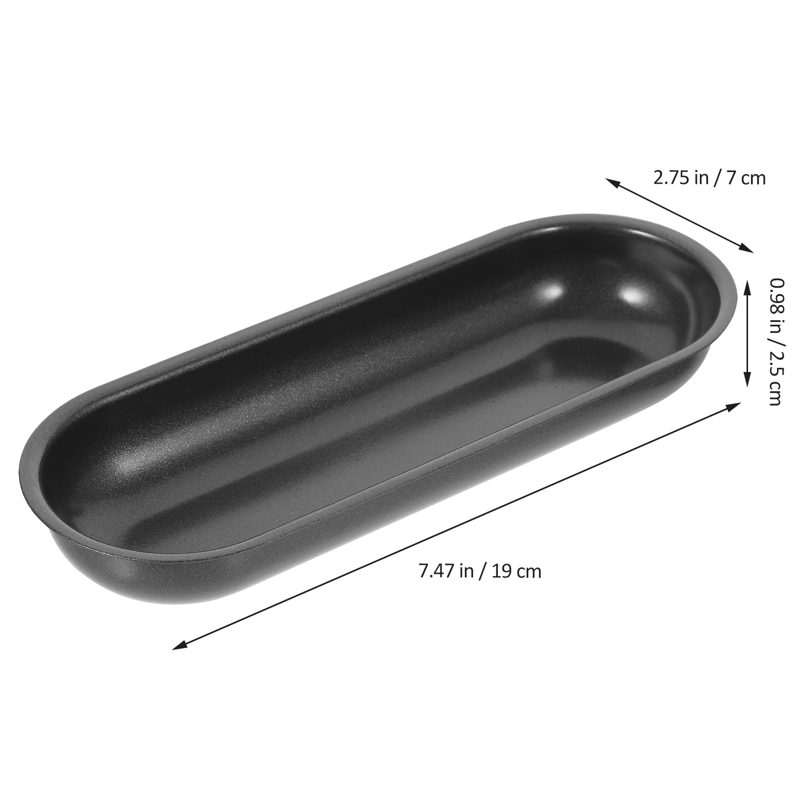 

Hot Dog Bun Pan Sausage Mold Non Stick Baking Tray Cake Mould For Oven Diy Bread Making Christmas Gift Set