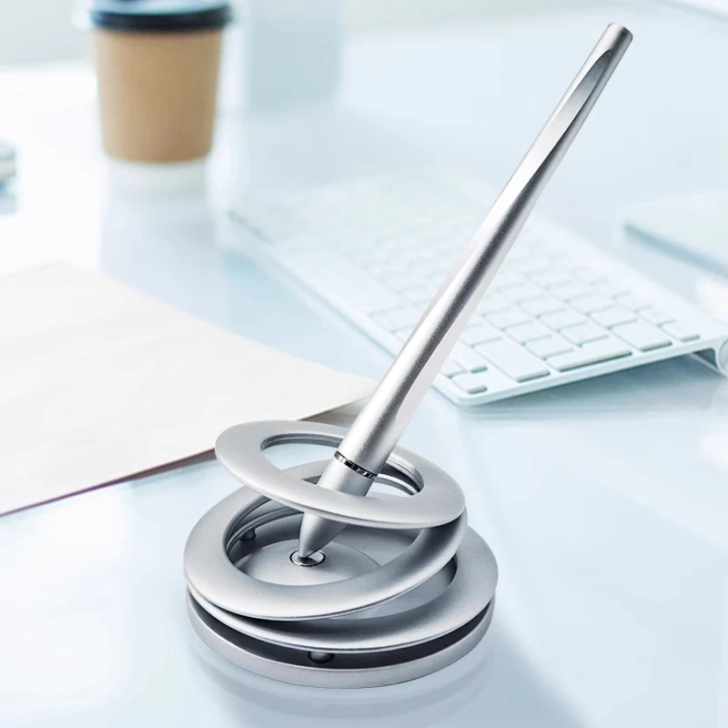 High End Gift Pens Magnetic Levitation Ballpoint Pens Aluminum Alloy Unique Design Gel Pen Office Business Technology Stationery