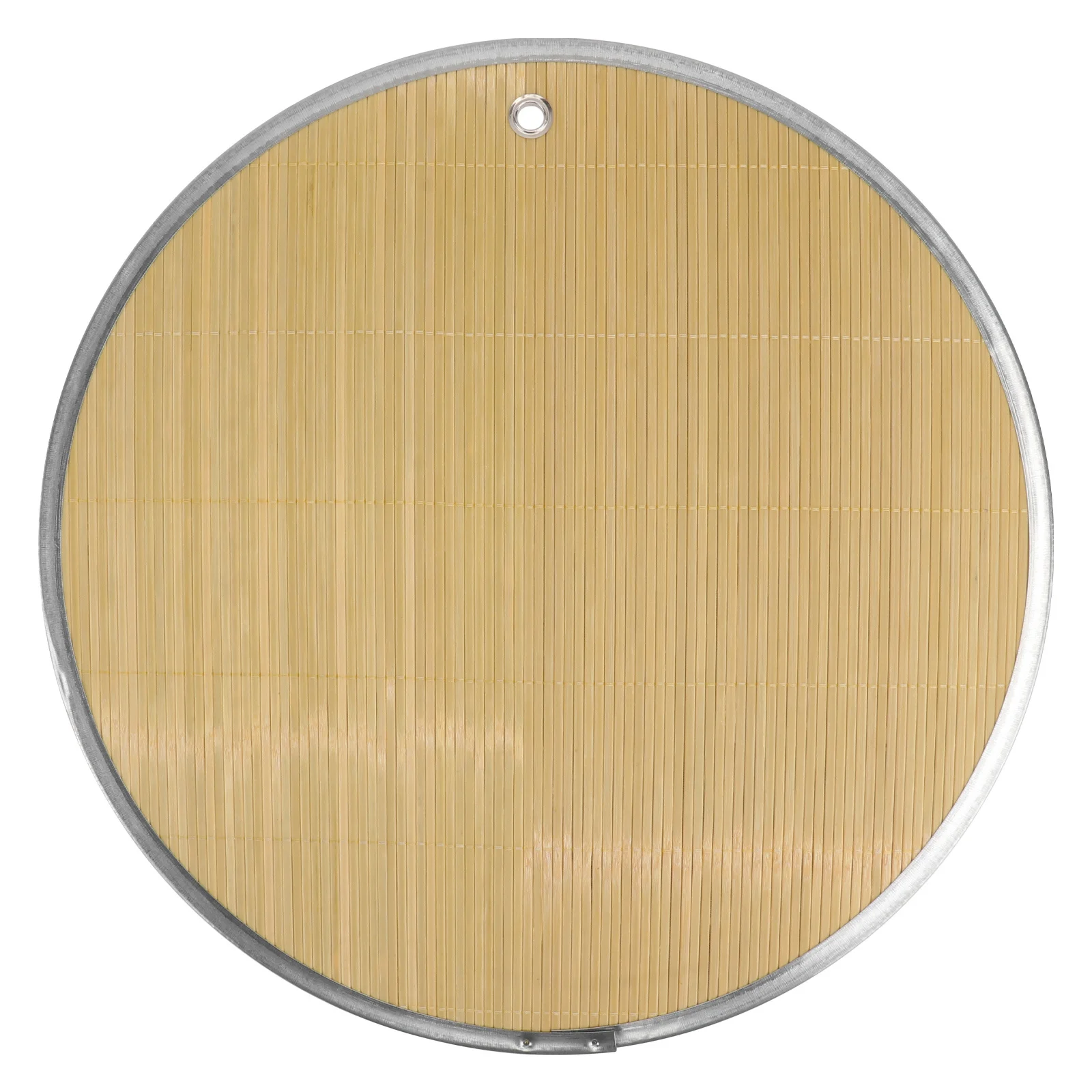 

1Pcs Bamboo Lid Round Cover Pad Double Sided Dumpling Tray Steamed Bread Storage Household Kitchen Supplies Yellow