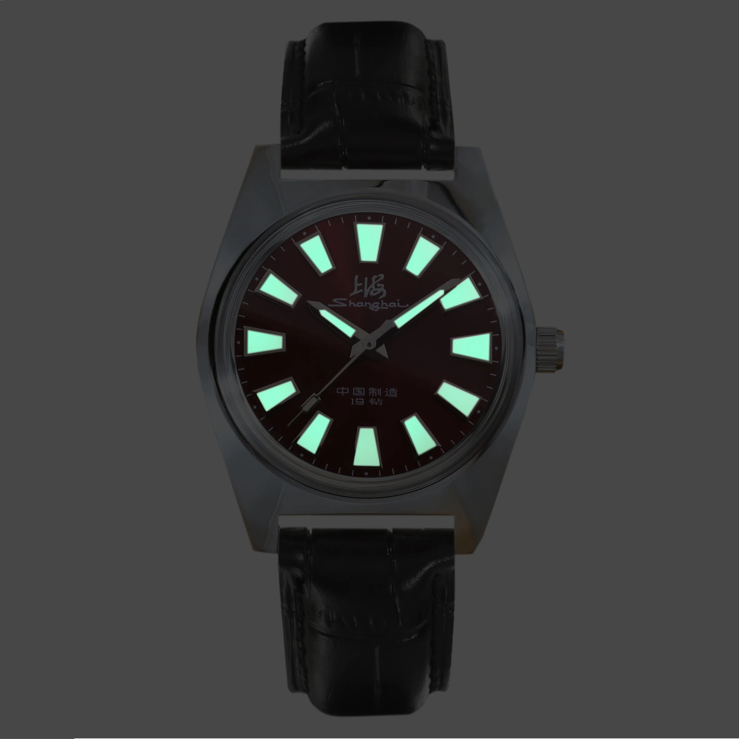 

Shanghai 36MM mans Hand-Wind Mechanical Watch 7120 Waterproof Retro China Watch for Men wholesale