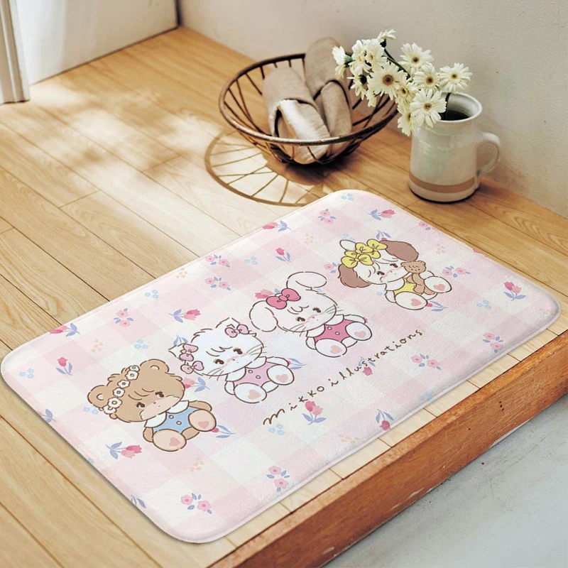 

Floor Mats for Home M-Mikko Bedroom Hallway Room Floor Carpet Entrance Door Doormat Non-slip Balcony Kitchen Porch Bath Rug
