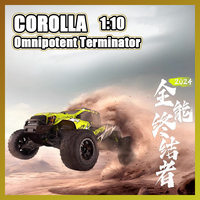 RC Cars RZ001 Monster Truck Omnipotent Terminator 4WD 1:10 Brushless Electric Off-Road RC Model Car Toy Great Gift for Children