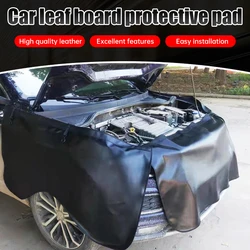 3pcs/set Car Magnetic Leather Fender Cover Protector Foldable Mechanic Work Mat Auto Repairing Pad with Hooks Car Accessories