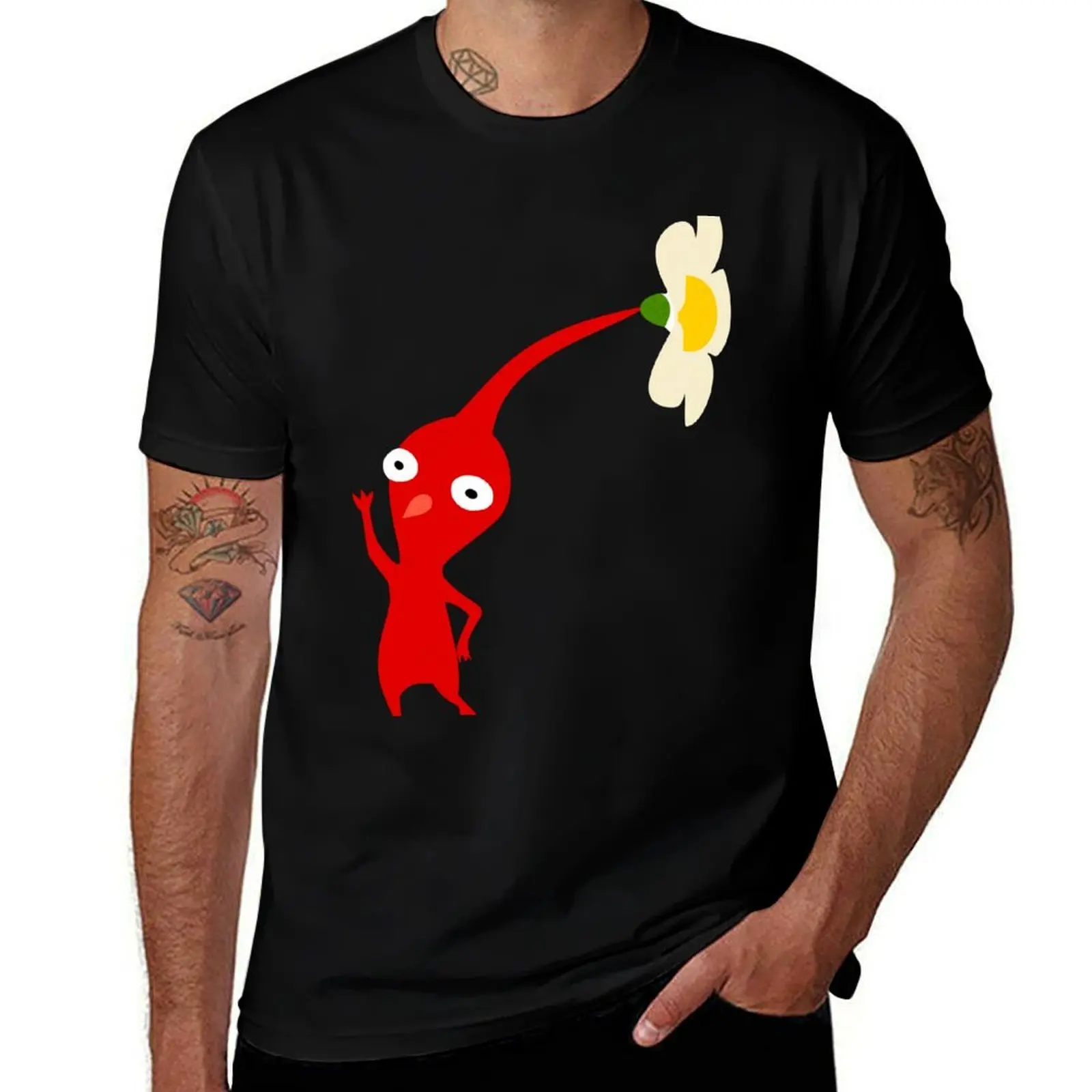Red Pikmin T-Shirt Plus Size Lightweight Tee Shirt