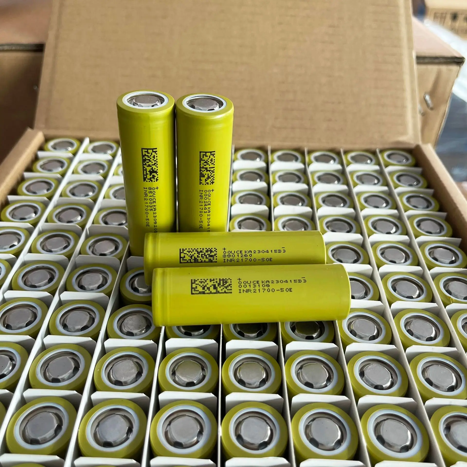 3.7V 21700 4000mAh/4500mAh/5000mAh Rechargeable Lithium Ii-ion Battery Cell for Toys Electric Bicycle Home Appliance