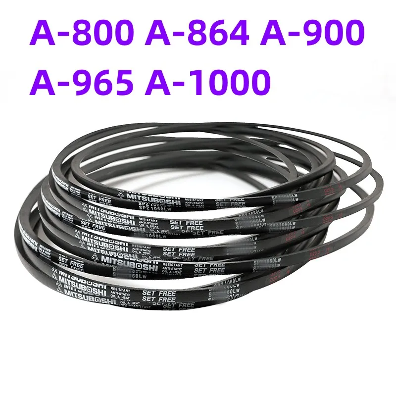 1PCS Japanese V-belt drive belt Industrial belt A-type belt A-800 A-864 A-900 A-965 A-1000