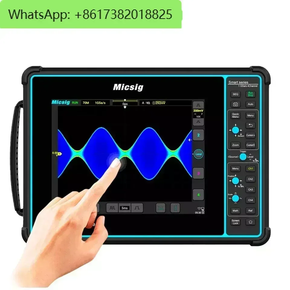 

Micsig STO1004 Smart Tablet Oscilloscope Digital Scopemeter 100HZ 1G Sa/S Storage Touchscreen