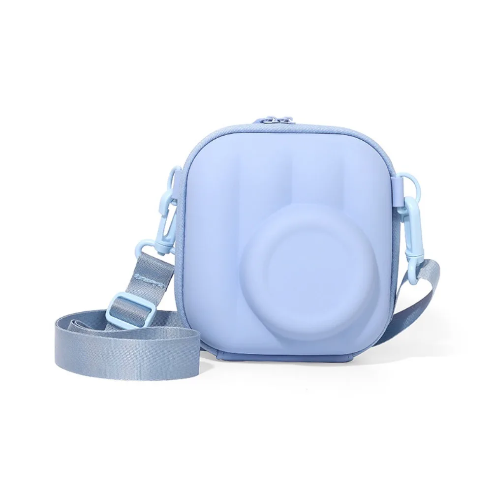 Safe Storage EVA Instant Camera Case Zipper Hard Shell Crossbody Bag Adjustable Strap Universal Carry Case Outdoor Carry
