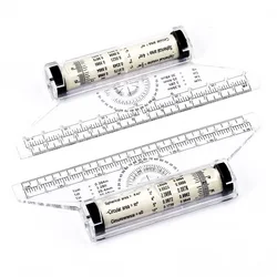 15cm 30cm rolling parallel ruler student design drawing practice drawing geometric drawing