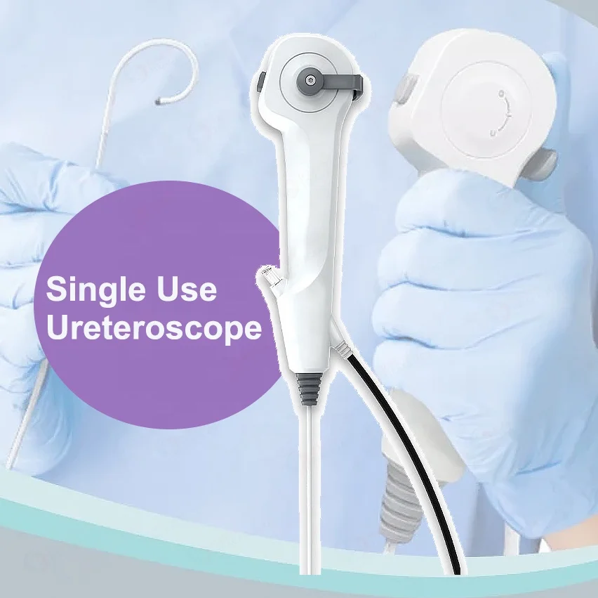 Disposable Endoscope Single-Use Flexible Video Cystoscope/Ureteroscope/Bronchoscope/Laryngoscope/Choledochoscope