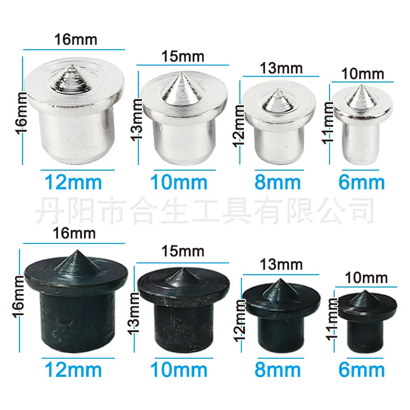 Panel furniture positioning woodworking round wood tenon top round wood pin DIY locator wooden pin center punch