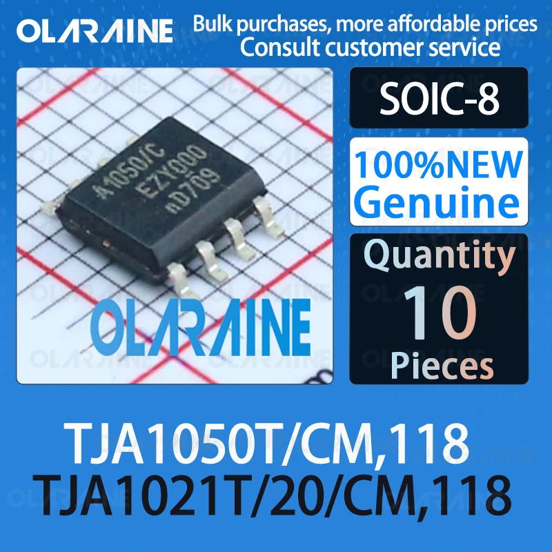 TJA1050T/CM,118 TJA1021T/20/CM,118 SOIC-8 Interface LIN transceiver IC chip circuit controller OLARAINE