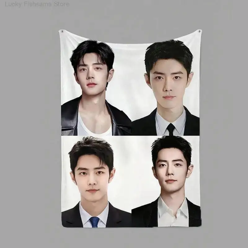 Xiao Zhan Merchandise: Blanket Sunglasses Poster Wall Sticker Birthday Gift Girls' Blanket Practical For All Seasons Fan Cos