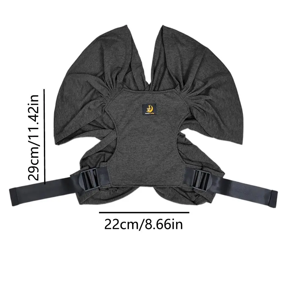 Soft Korea Style Baby Wrap Carrier Breathable Lightweight Newborn Sling Adjustable Multi-Functional Baby Swaddle Strap Toddler view 6