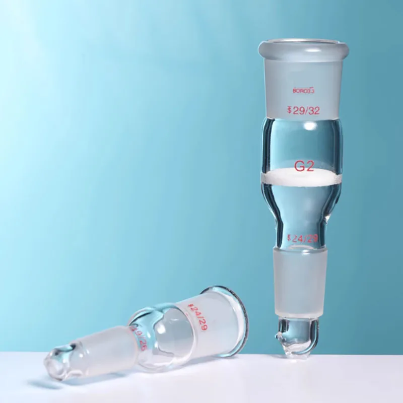 Rotary evaporation adapter splash protection joint with sand plate anti-buffering high borosilicate glass