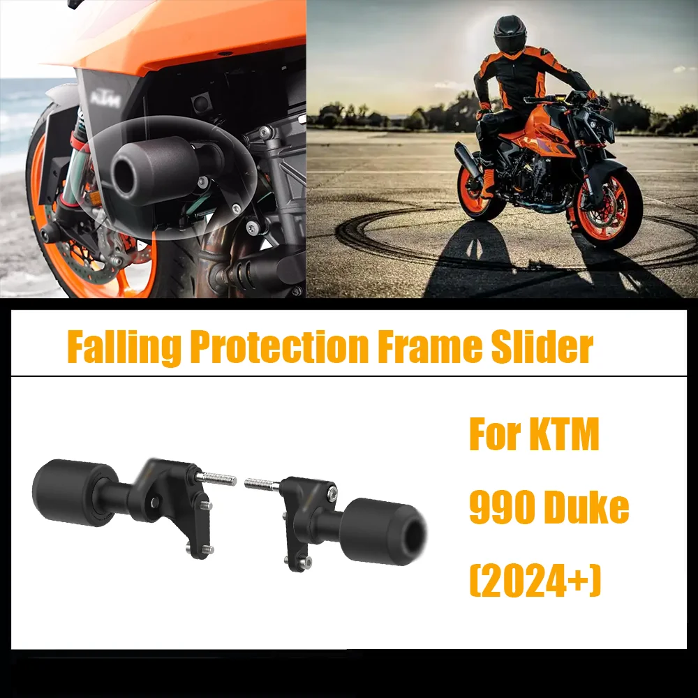รถจักรยานยนต์ FALLING กรอบป้องกัน Slider Fairing GUARD CRASH Pad Protector สําหรับ 990 Duke (2024 +)