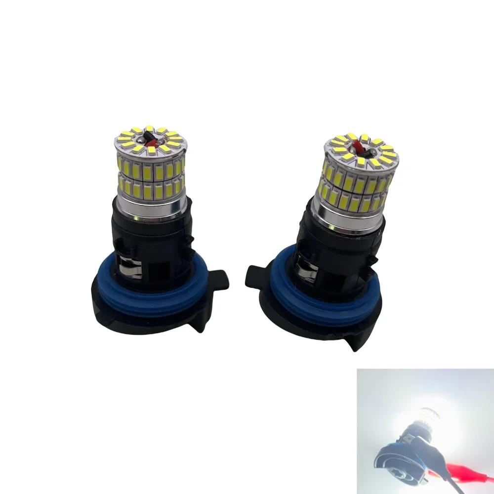 

2 шт. новые светодиодные лампы Canbus PH24W, светодиодные дневные ходовые лампы DRL G4 с базовой лампой для Peugeot 3008 5008 для Citroen C5 MK2