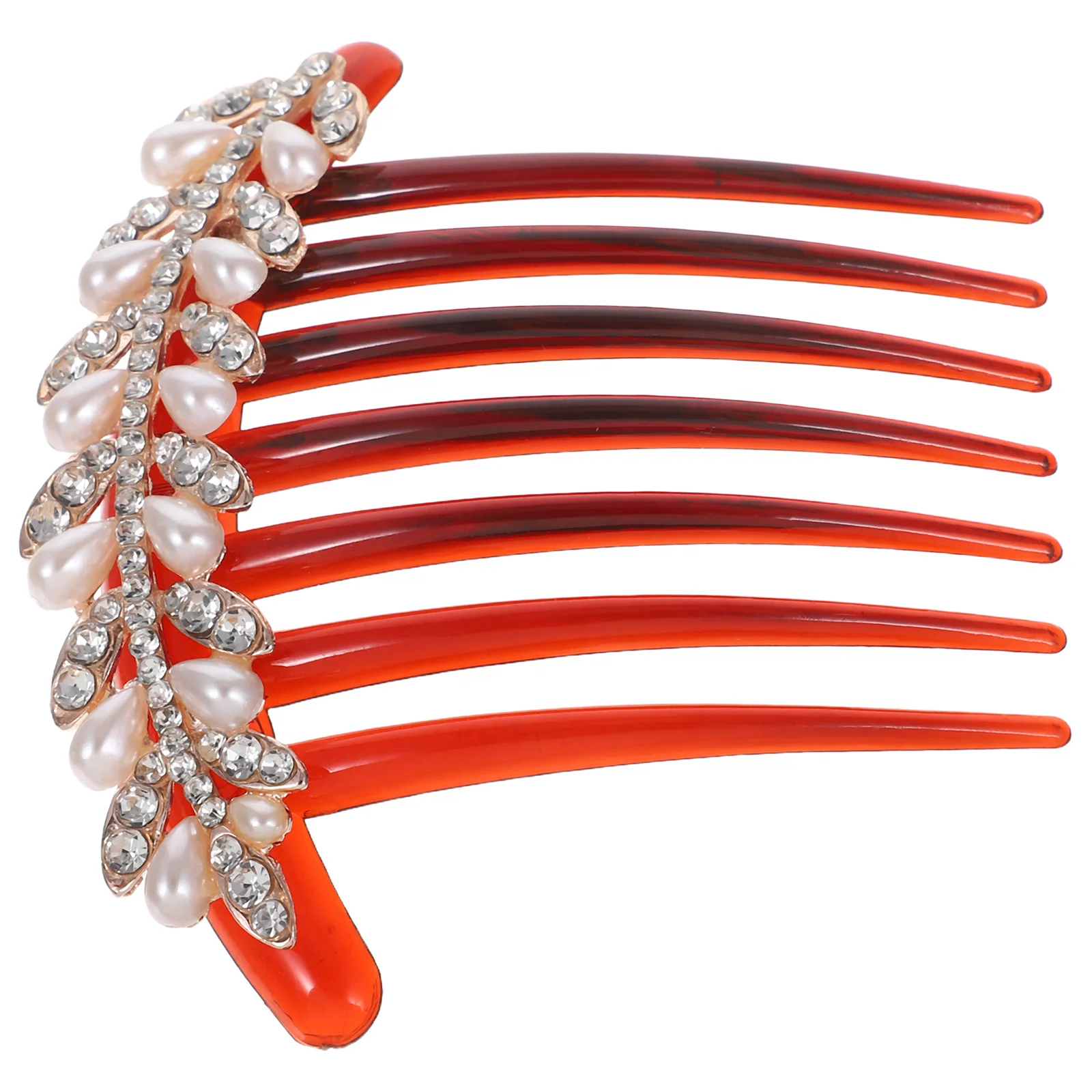 

Элегантная расческа для волос с жемчугом и стразами, легкая удобная свадебная заколка для свадьбы, выпускного вечера, винтажный декоративный аксессуар