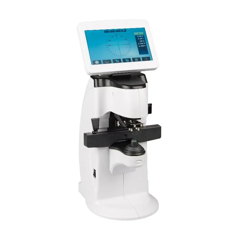 7 Inch Touch Screen Auto Lensometer with Blue Green Light Test Digital Focimeter Optical Optometry Equipment Auto Lensmeter