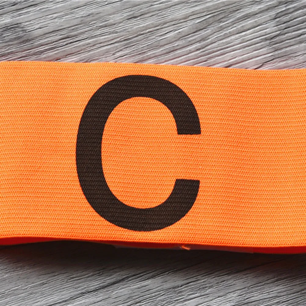 Soccer Captain Armband High Quality Adjustable Elastic Armband for Football Players Anti-Slip Secure Sports Stadium