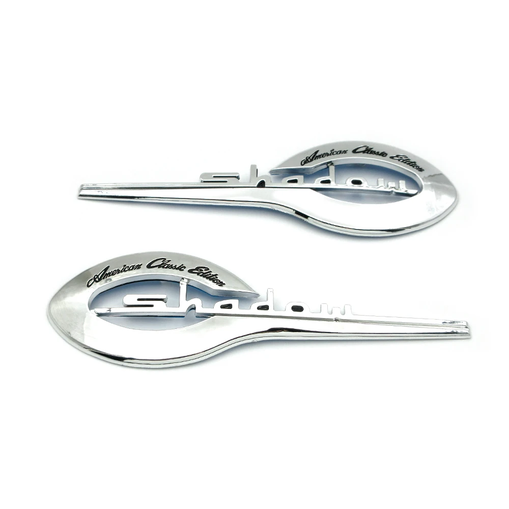Motocicleta Emblema Badge Decalques, Adesivo para Honda Shadow, VT, VTX, 400, 500, 600, 750, 1100, ACE, Almofada do Tanque de Gás Combustível, Peças de Tampa Decalque