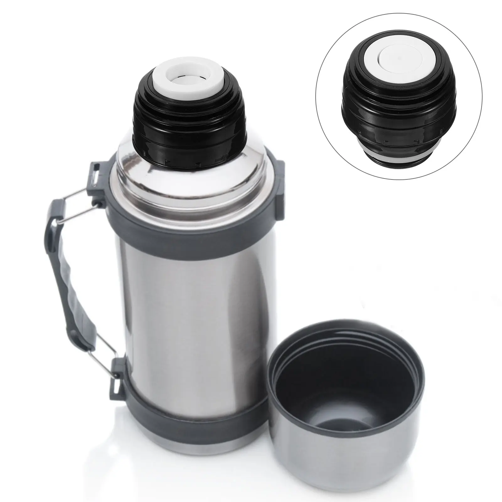 

Thermal Insulated Bottle Replaceable Leak-Proof Cap Sealing Water Kettle Cover Plastic Sipper Lid For Portable Beverage