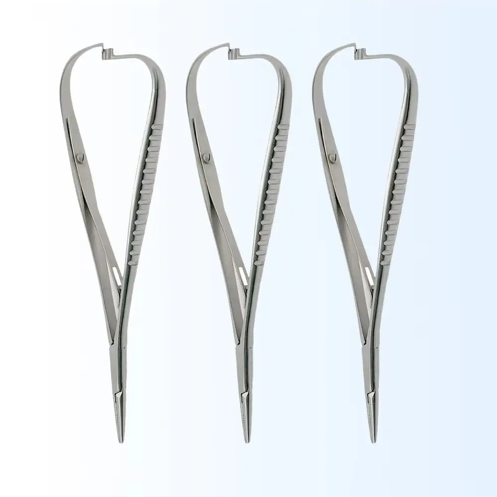 

Orthodontic Elastic Placement Ligature Tie Holder Mathieu Fine Beak Ligation Ring Forceps Hemostatic Pliers Dental Tools Set