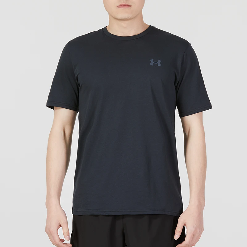 

Мужская футболка Under Armour, повседневная спортивная одежда для бега, фитнеса и тренировок, свободная, удобная и дышащая, с короткими рукавами 1370951-001