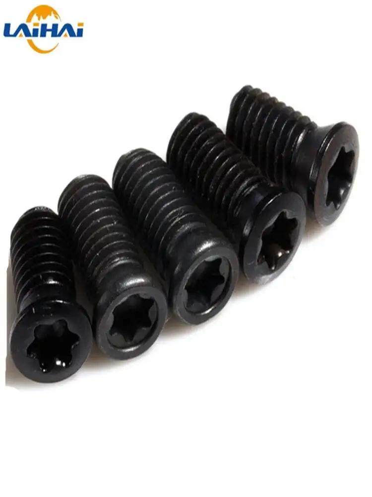 100-500 SZT. M1.6 M1.8 M2 M2.2 M2.5 M3 M3.5 M4 M5 M6*L Klasa 12.9 Wkręt Torx z wkładką Zastępuje wkładki z węglika Akcesoria CNC Tokarka — 2