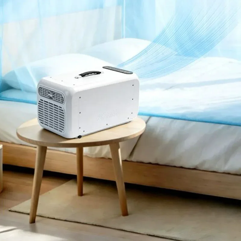 Mobile‑Space‑Cooling‑Processing Implement with Top‑Handle‑Unit for Bedroom‑Tent‑Spot‑Cooling‑Work