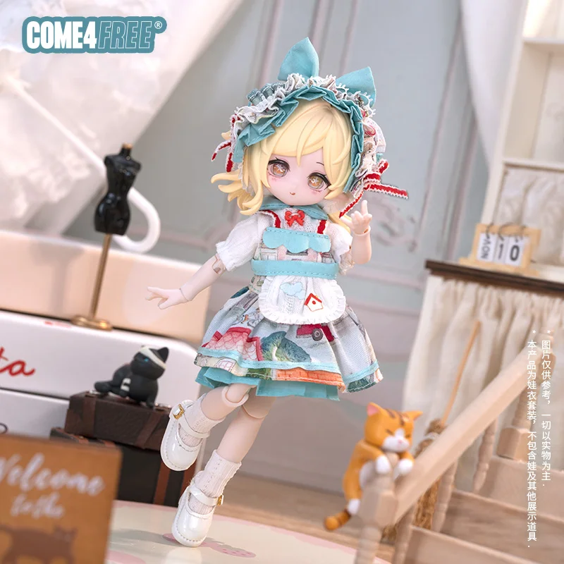 

COME4FREE Daily Series Little House BJD Doll Clothes OB11 Doll Dress Fashionable Outfit for Doll Collectors