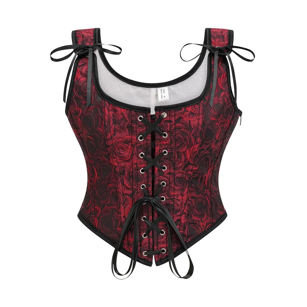 vermelho-floral-impressao-overbust-vintage-rendas-ate-espartilho-colete-goth-bustier-superior-burlesque-traje-feminino-steampunk-roupas-cintura-trainer