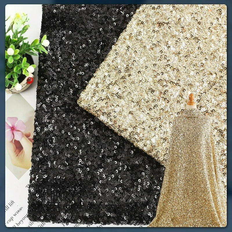 

Эластичная вышитая ткань с блестками, женская одежда, свадебное платье, костюм для выступлений, ткань для шитья своими руками