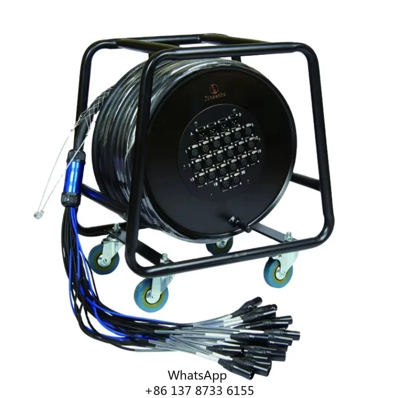 

Профессиональный 8-канальный многожильный аудиокабель XLR с ПВХ-оболочкой для комбинированной экранированной проводки акустических систем, в наличии