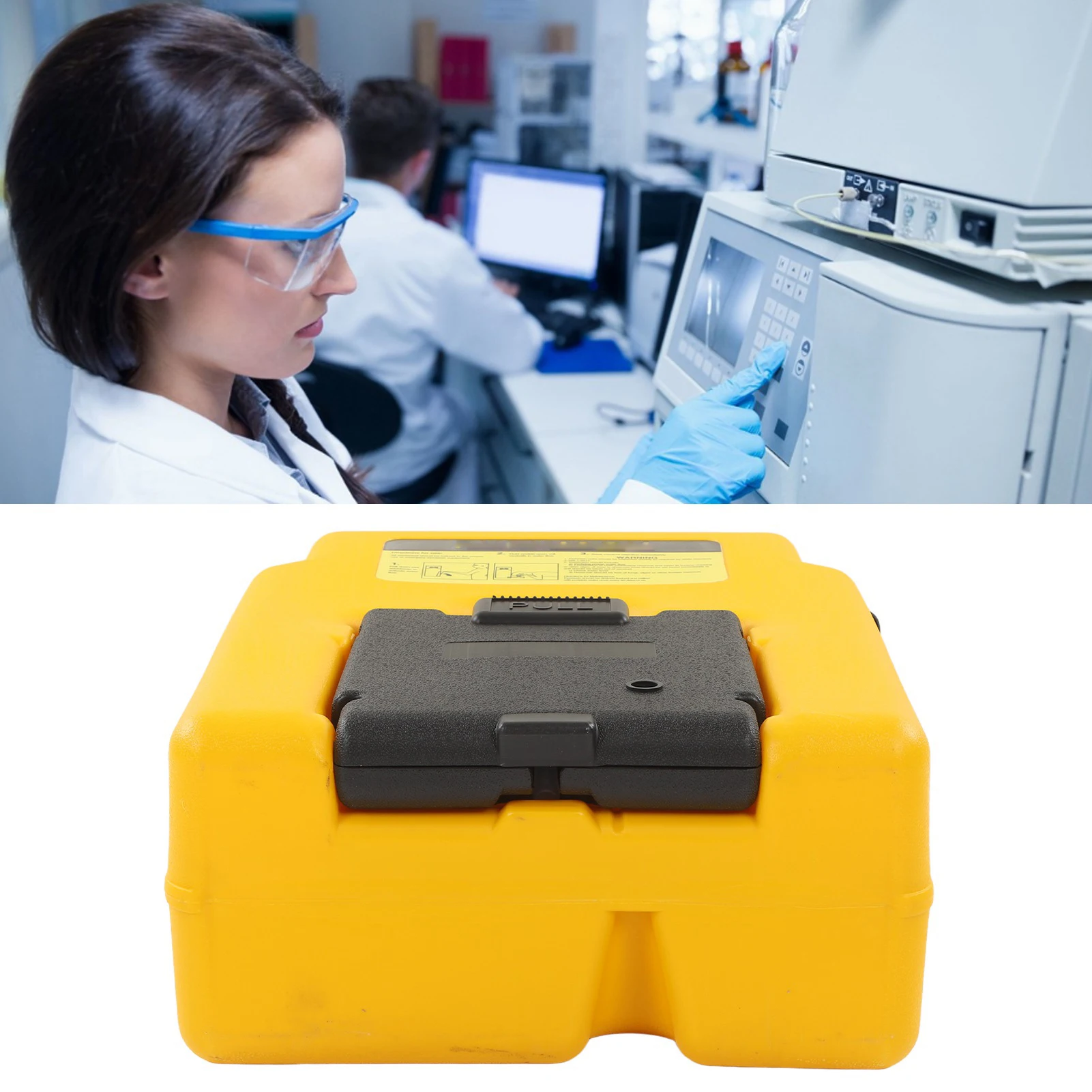 Stazione di lavaggio occhi a parete per liquidazione Stazione di lavaggio occhi di emergenza ricaricabile resistente alla corrosione in polietilene da 53 litri per laboratorio