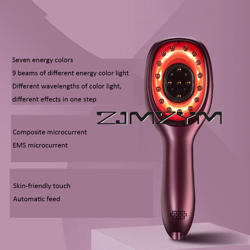 Scalp Massage Comb Vibratory Massage Micro-current Red Blue Light Hair Conditioning Essence into Care Essential Oil Comb