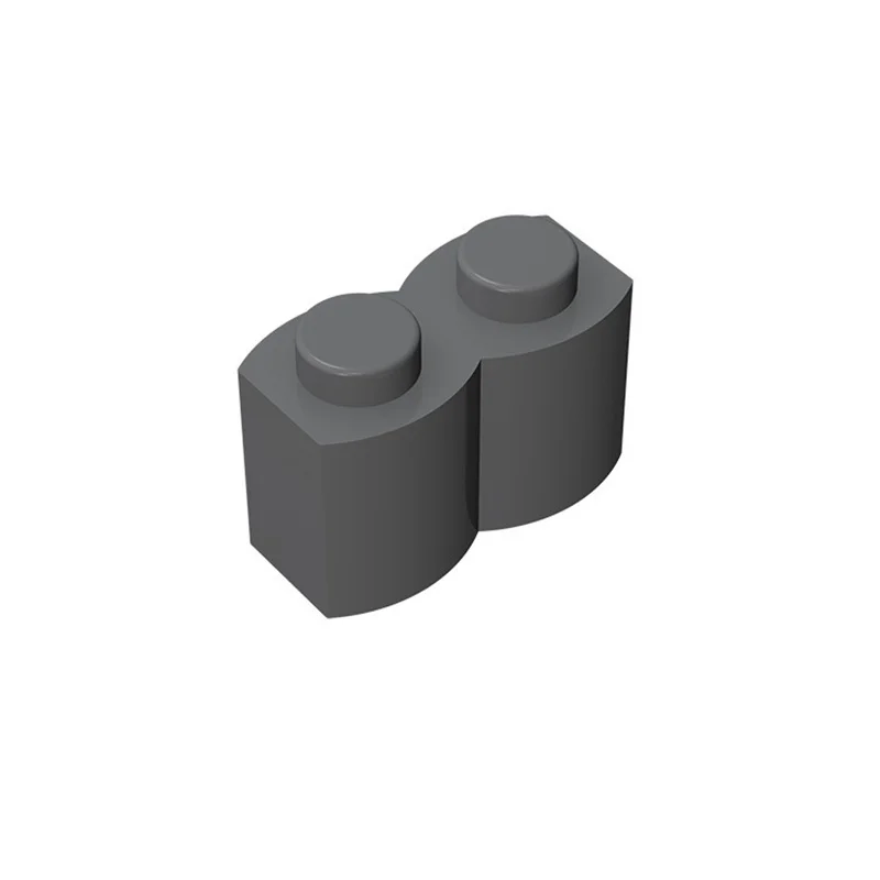 50 Stück 30136 Modifizierter Ziegel 1 x 2 mit Holzprofil, Ziegelsammlung, modulares GBC-Spielzeug für technische MOC-Bausteine – Detail 7