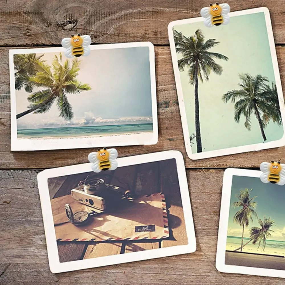 15 pièces photos papeterie planche de liège punaises dessin punaises abeille punaises punaises conseil broches goujons muraux