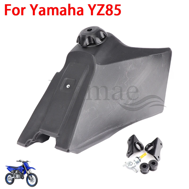 Motorcycle Plastic Fuel Gas Tank With Cap For Yamaha YZ85 YZ 85 2002-2018 2015 2016 2017 2018 15 16 17 18 Pit Dirt Bike