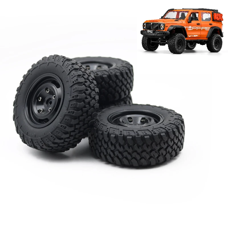 MN300 Tank 300 RC Car Metal Beadlock Wheel Hub All Terrain Tire Upgrade Kit Deep Tread High Grip Off Road Performance Stable