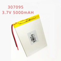 307095 3.7V 5000mah Li-ion High Current Polymer Lithium Batteries Rechargeable Battery New Date Accessory DIY Equipment Set Tool