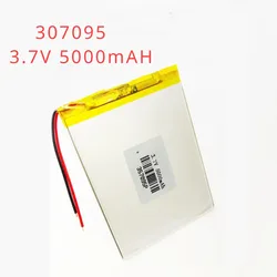 307095 3.7V 5000mah Li-ion High Current Polymer Lithium Batteries Rechargeable Battery New Date Accessory DIY Equipment Set Tool