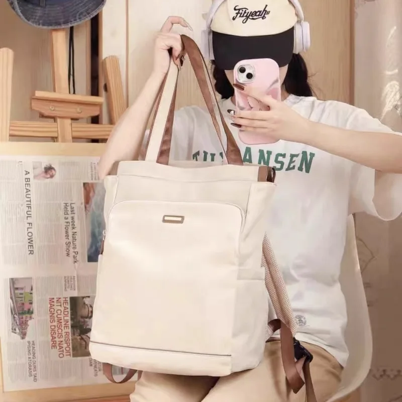 

Однотонная простая женская сумка-тоут большой емкости MacBook Air Pro 13, 14, 15,6 дюймов, сумка для ноутбука, женская легкая сумка на плечо